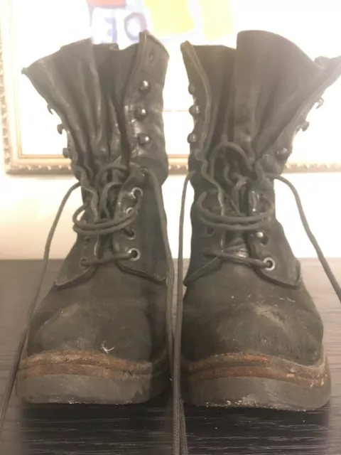 Haider Ackermann Black Combat Boots sz40 - 15' Season. Incredible Condition. 