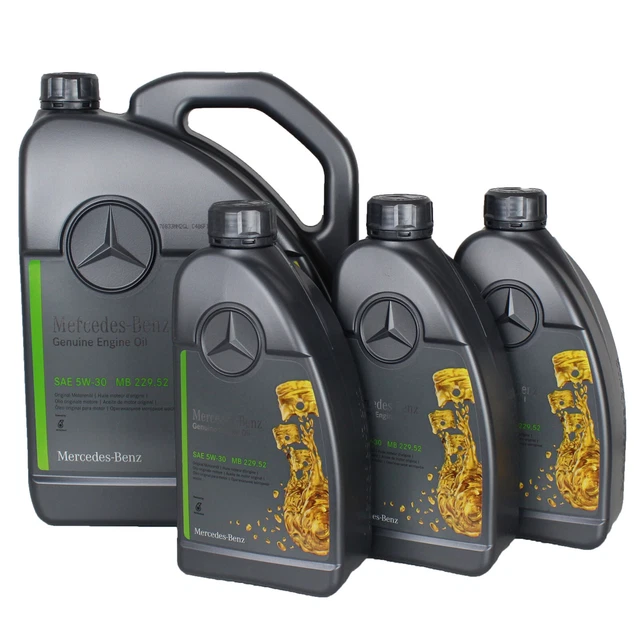 Genuine Mercedes-Benz 5W30 Engine Oil - 10 Litre, MB 229.52, ACEA C3 Specification