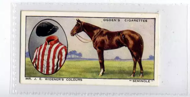 (Jg3015) OGDENS,PROMINENT RACEHORSES OF 1933,SEMINOLE,1934,#42