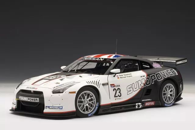 メール便指定可能 AUTOart 1/18 NISSAN GT-R FIA GT1マットホワイト