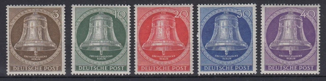 Berlin 101-105 Freiheitsglocke Schöneberger Rathaus kompl. Satz postfrisch