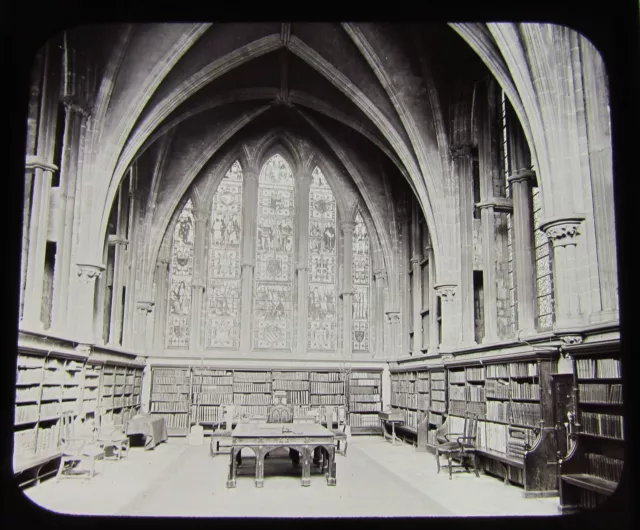 GWW Glas magische Laterne Rutsche KASTER - KATHEDRALE KAPITELHAUS C1890