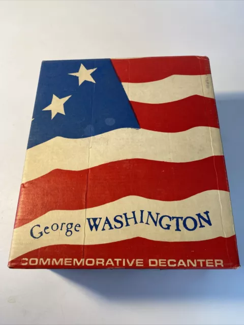 Wheaton Nuline George Washington Commemorative Decanter Bottle NEW in Box