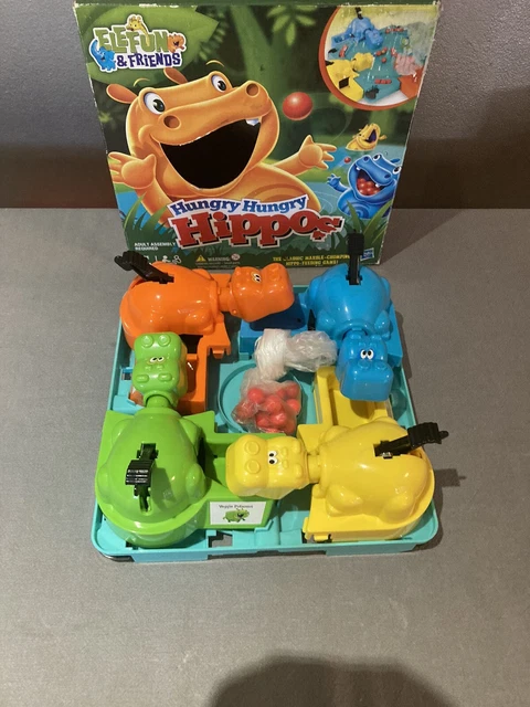 HASBRO ELEFUN AND Friends Hungry Hungry Hippos Game Complete With ...