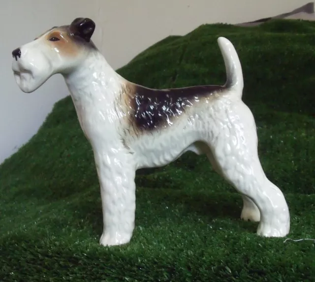 Coopercraft  Wire Haired Fox Terrier ornament. Made in England