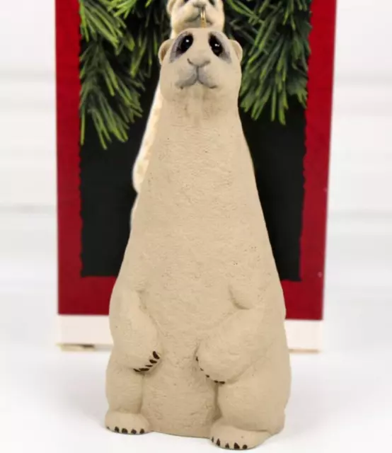 Hallmark Artist Lou Rankin Polar Bear Keepsake Ornament Christmas Vintage 1992