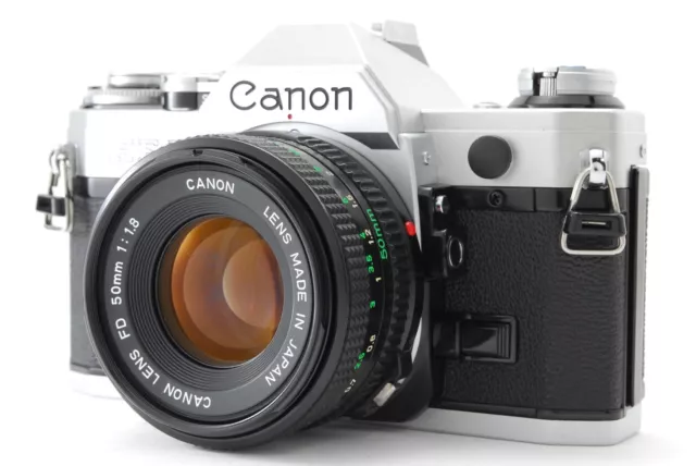 【NEUWERTIG-】Canon AE-1 Spiegelreflexkamera 35 mm FD 50 mm f/1,8 SC Objektiv aus Japan