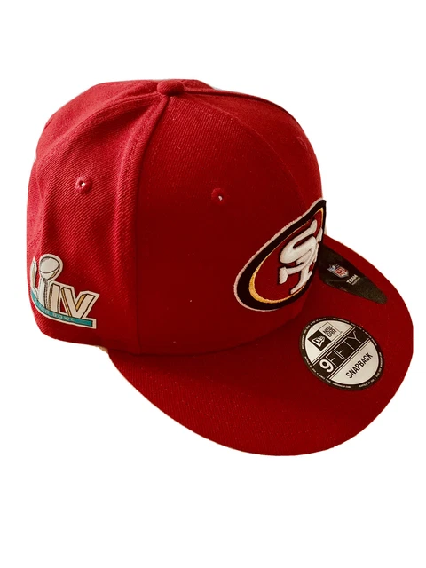  New Era San Francisco 49ERS League Super Bowl LIV 54 9FIFTY Snapback Hat Red