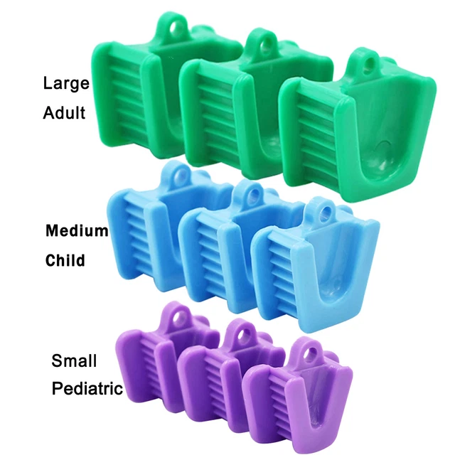 DENTAL BITE BLOCK Cheek Retractor Mouth Prop Bite Block Opener Silicone