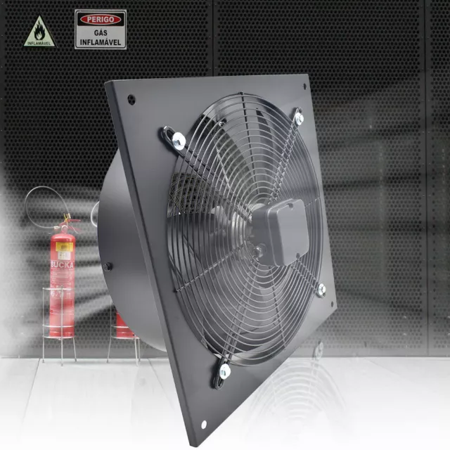 Industrial Ventilation Extractor Metal Plate Fan Axial Exhaust Commercial Blower