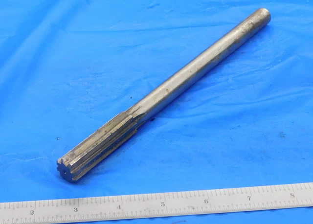 Usa Made 11/16 O.d. Hss Chucking Reamer 8 Flute .6875 Onsize