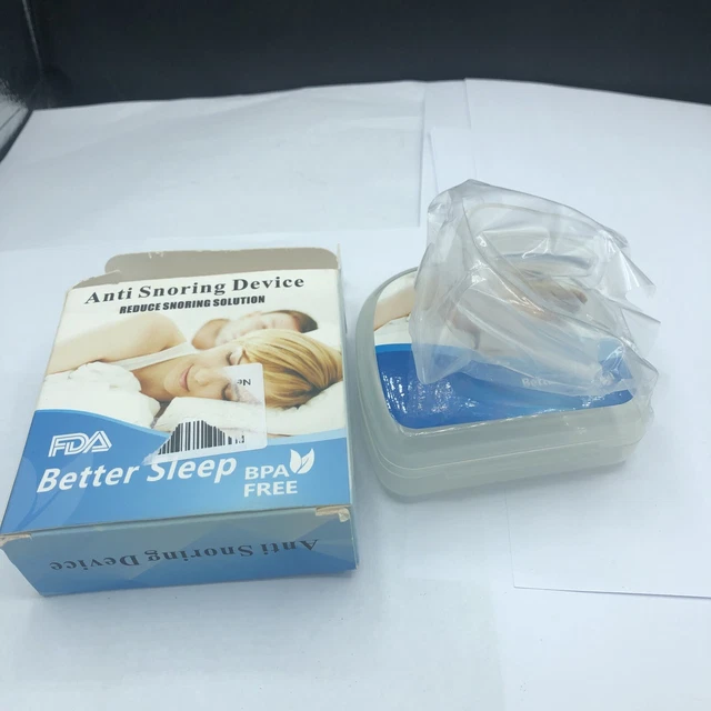 Dispositivo antirronquidos Mejor sueño FDA Solución para reducir ronquidos BPA Caja abierta libre de BPA