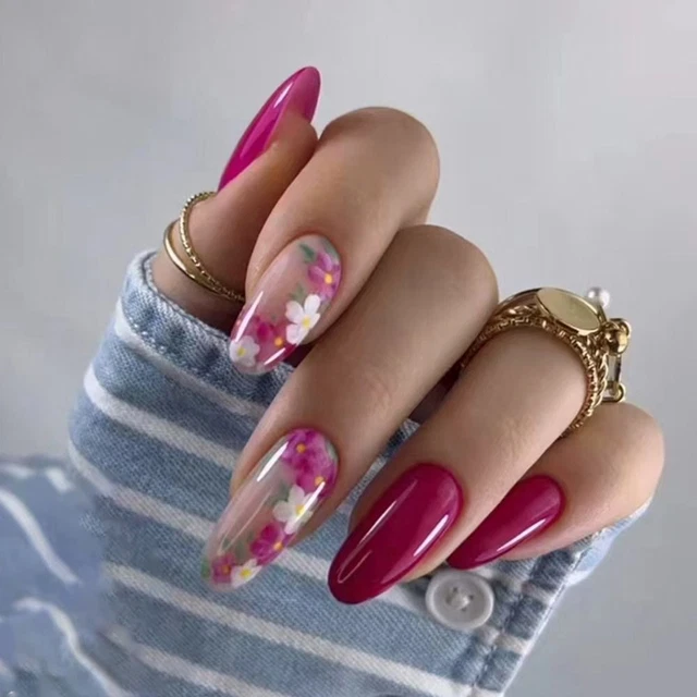 French Fake Nials Vintage Nail Tips Manicure False Nails  Women