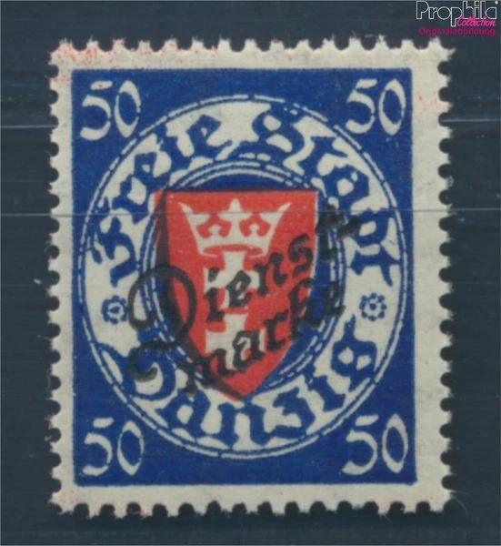 Gdansk d50 neuf 1924 timbre de sérvice (8209812