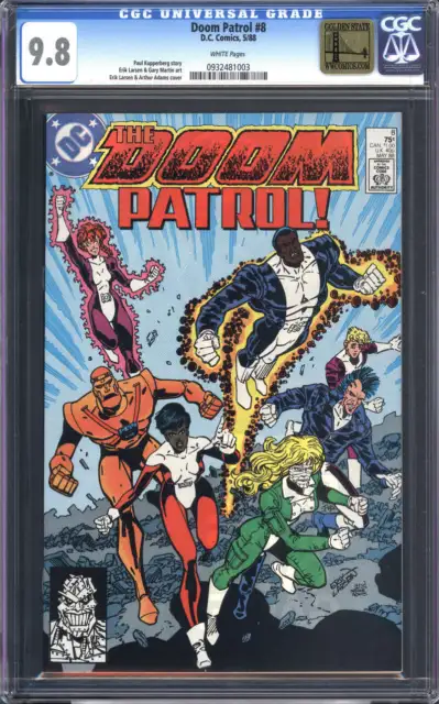 Doom Patrol #8 Cgc 9.8 White Pages // Dc Comics 1988