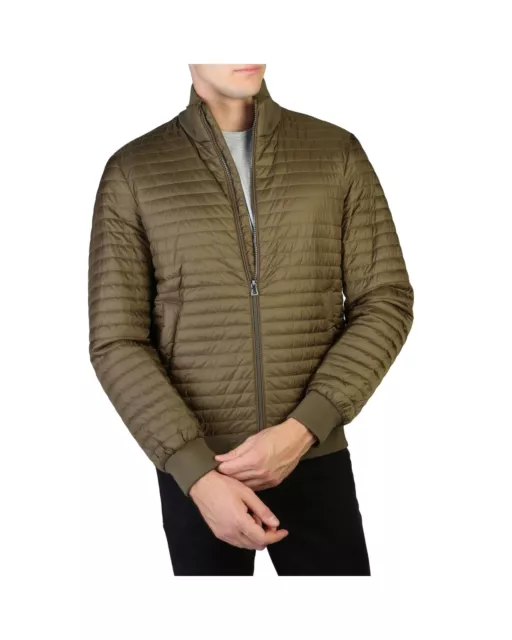 Geox Polyester Bomber Jacket with Zip Fastening  -  Jackets  - Green