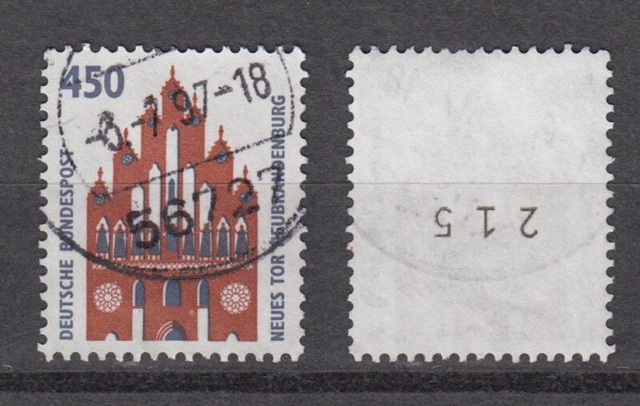 Bund 1623 RM mit ungerader Nummer SWK 450 Pf gestempelt /4