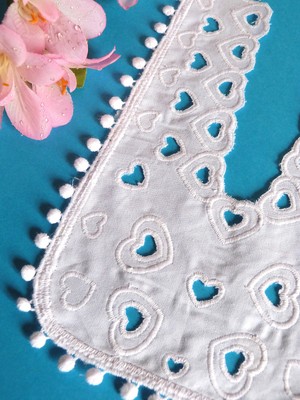 448# RAVISSANTE APPLICATION " LIBERTY GUIPURE "  PETITES FLEURS ÉPOQUE VINTAGE 