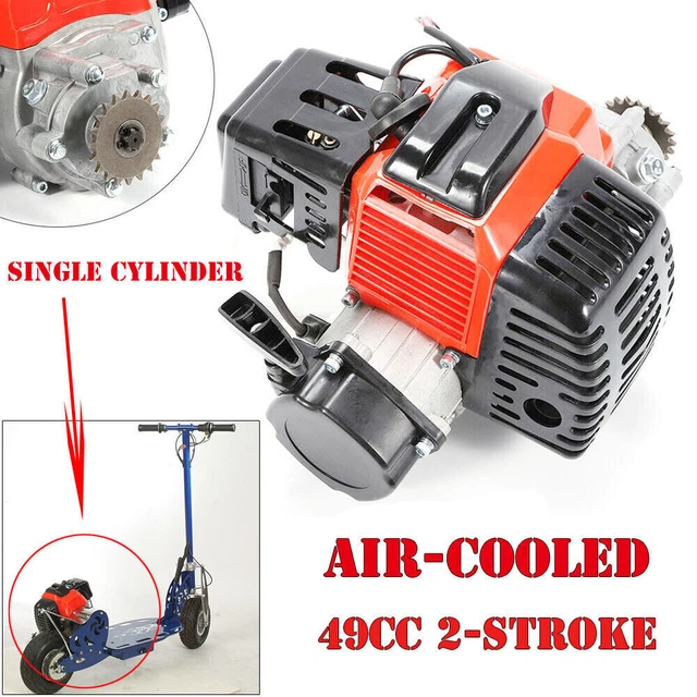49Cc 2Stroke Engine Motor Pull Start For Pocket Mini Bike Gas Scooter Atv Usa