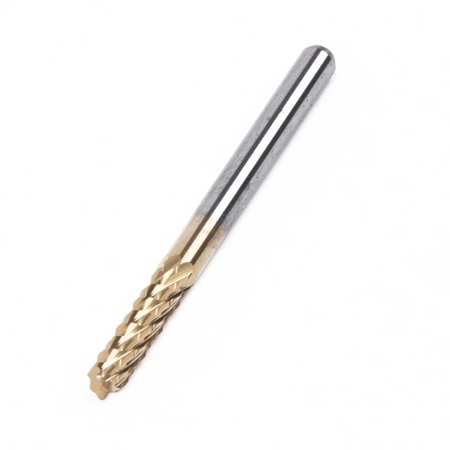 10 X Carbide End Mill 1/8 Inch Shank Titanium Coated CNC PCB Engraving Parts Kit