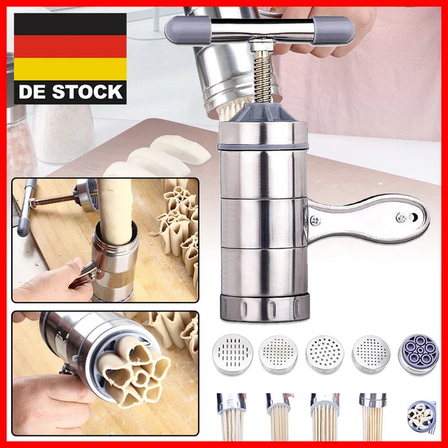 Manuell Edelstahl Nudelmaschine Lasagne Spaghetti Pastamaker Küche Pastamaschine