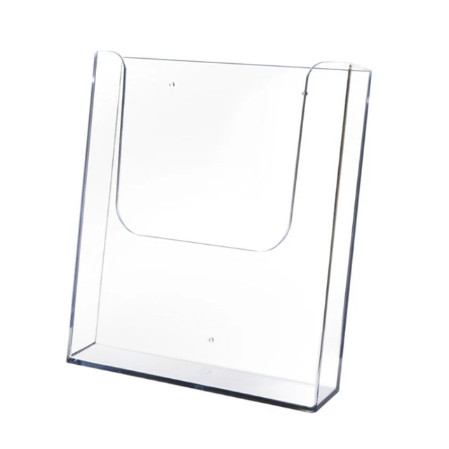 WALL MOUNT DOCUMENT Display Rack Shatterproof Clear Acrylic File ...