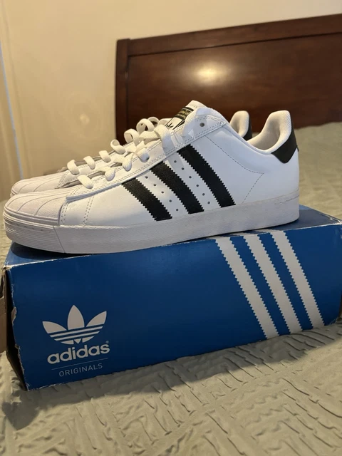 ADIDAS SUPERSTAR VULC ADV - Footwear White/Gum 54.99 - PicClick UK