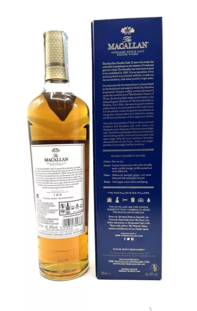 The Macallan 12 Years Old Double Cask con Caja 70cl 40% 2