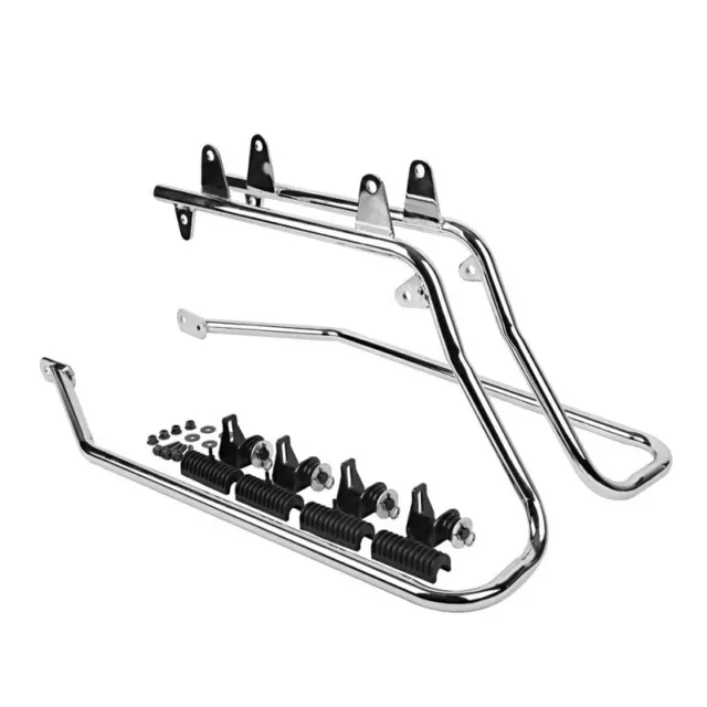 Support de valise latérale pour Harley-Davidson Softail 1986-2013 chrome