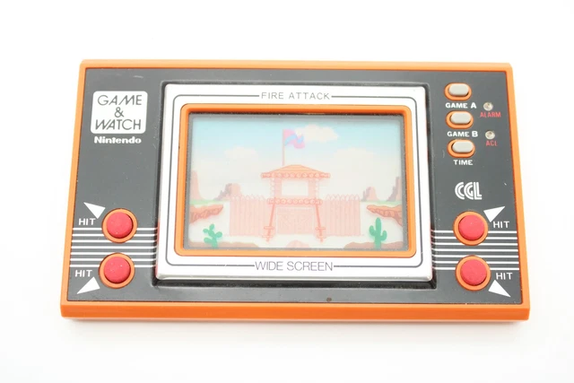 NINTENDO GAME & Watch Fire Attack 1982 ID-29 - Working £14.50