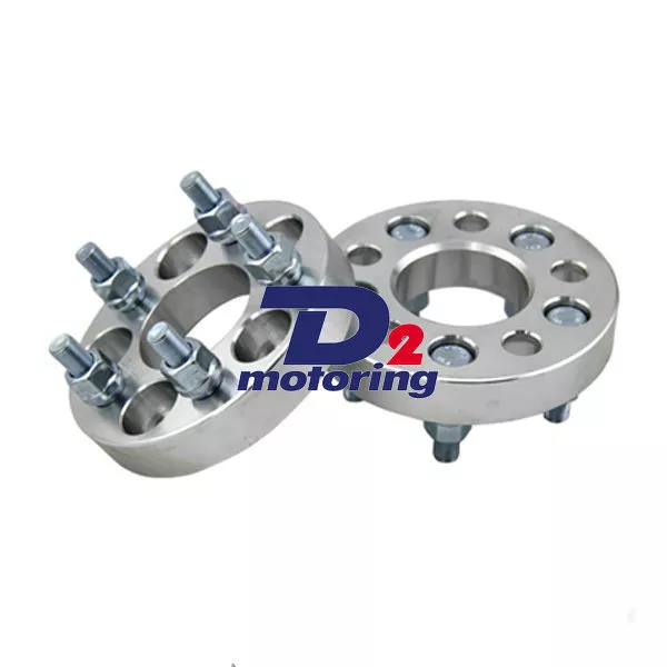 2PCS 30mm 5Lugs Wheel Spacers For Toyota Mitsubishi Honda Mazda 12x1.5 5x114.3