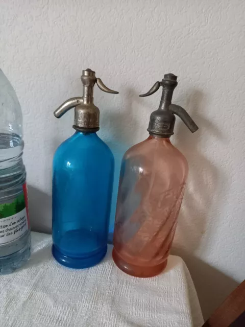 2 Siphons de bistrot d'eau de Seltz