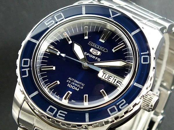 SNZH53K1 SEIKO 5 Automatic 100m Diver New in Box Navy