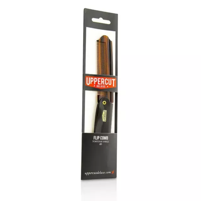 Uppercut Deluxe CT7 Flip Comb - # Tortoise Shell Brown 1pc