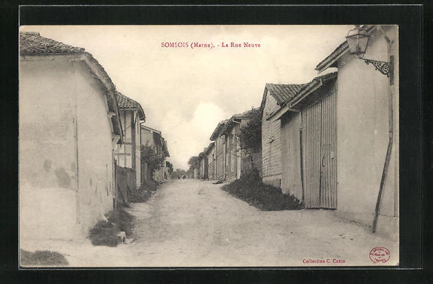 CPA Somsois, La Rue Neuve