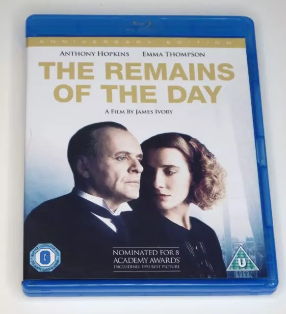 The Remains of the Day (Blu-ray, 1993 Film, Region Free) Anthony Hopkins