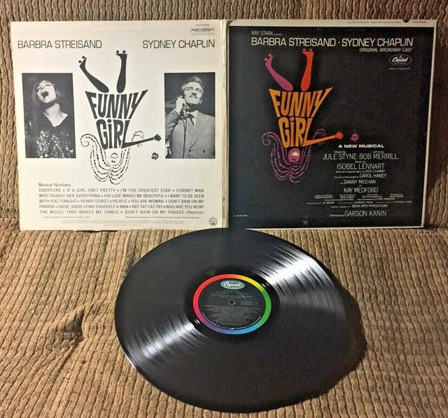 FUNNY GIRL ORIGINAL Broadway Cast by Barbra Streisand & Sydney Chaplin