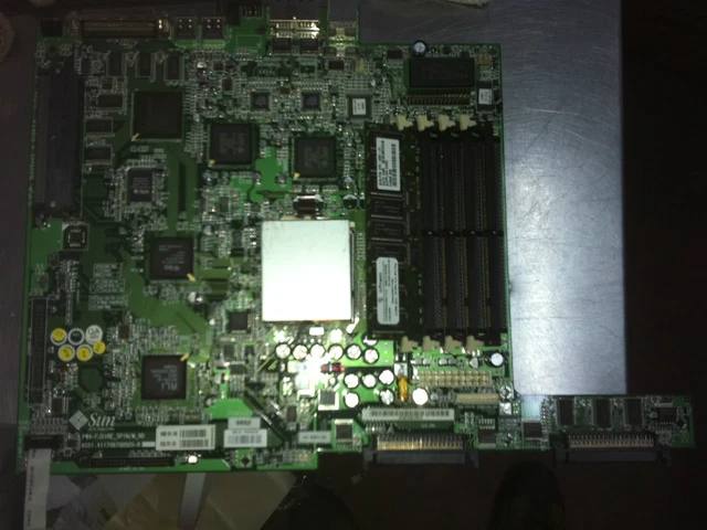 SUN 375-3199 FIRE V120 System Board w/650Mhz UltraSPARC IIi CPU 512MB ...