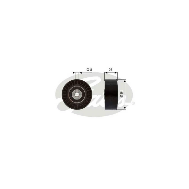 Galet enrouleur de courroie d'accessoire Audi A3, Seat : Ibiza, Leon, Toledo