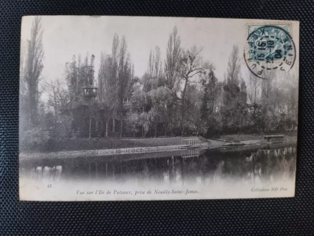 CPA 92 Vue sur l'Ile de Puteaux prise de Neuilly-Saint-James