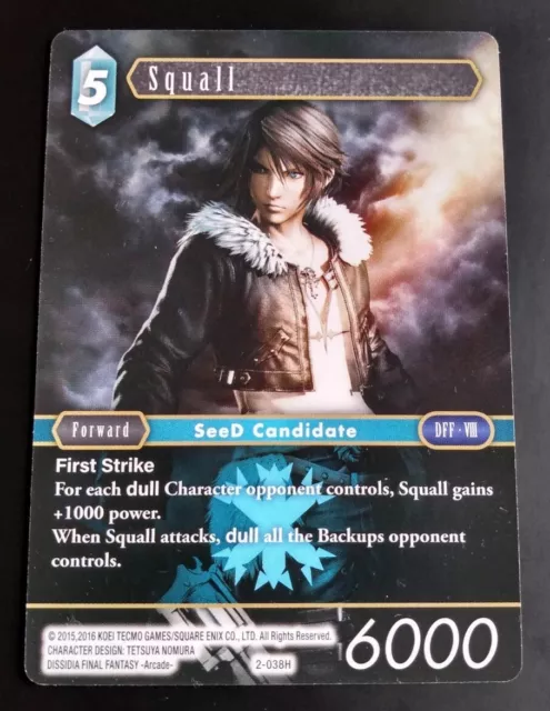 Final Fantasy TCG Opus 2 - Squall 2-038H - Non Foil Hero