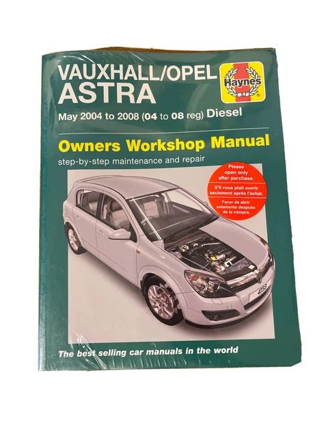 Manuel De Réparation Haynes Pour Vauxhall/Opel Astra Essence (2004-2008)