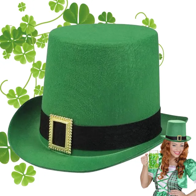 St. Patrick's Day Green hat Irish Festival Celebration Accessories top hat