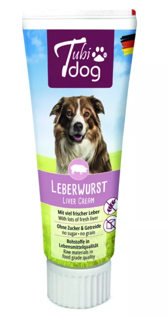 Tubi-DOG Tubi Dog Hundeleberwurst Tube Leberwurst für Hund 75g