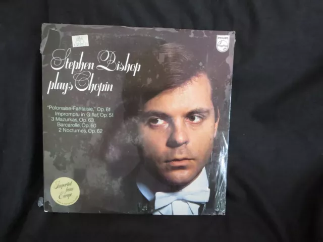 CHOPIN, Stephen Bishop Plays Chopin Holland New Sealed Old Stock LP
