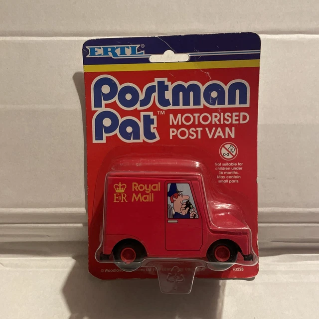 POSTMAN PAT ERTL Pull Back Motorised Van Brand New £19.99 - PicClick UK