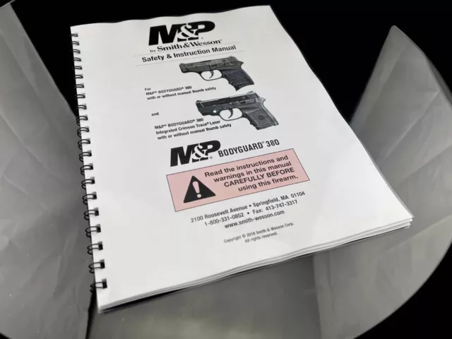 Smith & Wesson M&P Bodyguard 380 Manual: Instructions and Safety, Coil Bound
