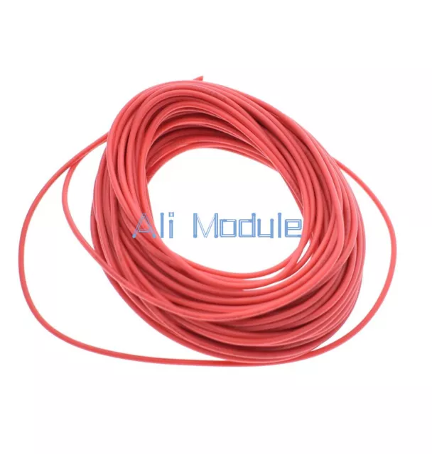 Red 10M UL-1007 24AWG Hook-up Wire 80°C / 300V Cord Hook-up DIY Electrical