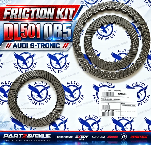 Setting Plating AUDI DL501 0B5 S-Tronic Clutch Steel Plate Kit Steel Disc Module Set £ ...