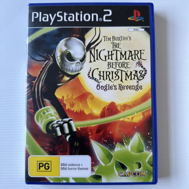 Tim Burton's The Nightmare Before Christmas Oogie's Revenge PS2 Game Used PAL